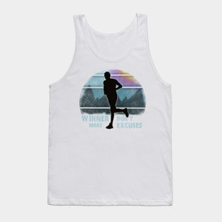 Winner don't make excuses Tank Top